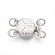 925 Sterling Silver Box Clasps&nbsp;STER-T008-150P-1