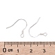 925スターリングシルバーピアスフック  銀  14mm  穴：2mm  22ゲージ（0.6mm）&nbsp;STER-P032-03S-3