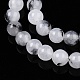Dyed Natural White Jade Beads Strands&nbsp;G-T140-4mm-A02-4