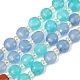 Natural Agate(Dyed & Heated) & Dyed White Jade & Tiger Eye Beads Strands&nbsp;G-Z135-B09-2