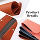 合成皮革書類ポケット1個  長方形  ピンク  240x330mm&nbsp;DIY-CL0001-13A-6
