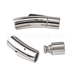 変色しにくい304ステンレススチール製バヨネット留め具  コラム  ステンレス鋼色  30x9x8mm  穴：6mm