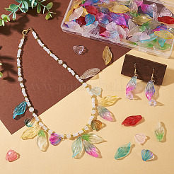 120Pcs 2 Styles Transparent Glass Pendants&nbsp;GGLA-TA0004-02