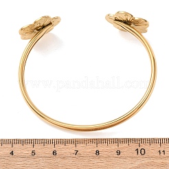 304 Stainless Steel Open Cuff Bangles&nbsp;BJEW-F546-01A-G