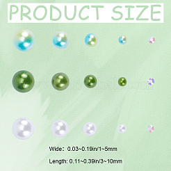 Resin Rhinestone and ABS Cabochons Sets&nbsp;RESI-WH0029-51C