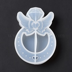 翼の流砂型  シリコンモールド  UVレジン用  エポキシ樹脂工芸品作り  ホワイト  61x44x14.5mm&nbsp;LS-DIY-K052-09