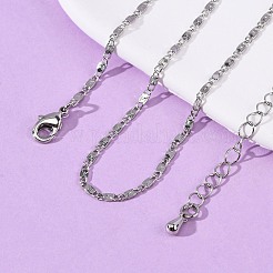 Brass Oval Link Chain Necklaces&nbsp;MAK-L045-04P