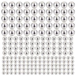 120Pcs 3 Size PVD Vacuum Plating Brass Round Spacer Beads Set&nbsp;KK-LS0001-11S