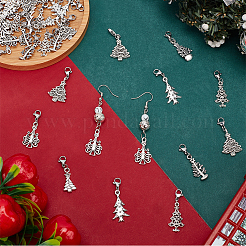Christmas Trees Alloy Pendant Decoration&nbsp;HJEW-FG00005