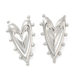 304 Stainless Steel Stud Earrings for Women&nbsp;EJEW-M089-01P