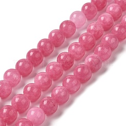 Natural Dyed White Jade Beads Strands&nbsp;G-M402-C03-12