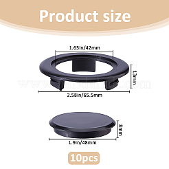 10Pcs Round Plastic Table Umbrella Hole Cap&nbsp;FIND-FH0017-25B