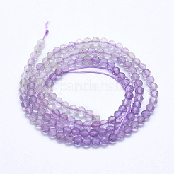 Natural Purple Phantom Quartz Purple Lodolite Quartz Beads Strands&nbsp;G-D0013-13