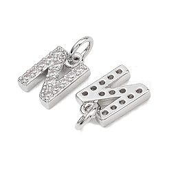SHEGRACE Brass Micro Pave Clear Cubic Zirconia Pendants&nbsp;XGRQ29622-394P-N