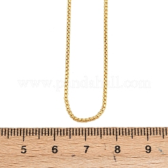 1MM Brass Box Chain Adjustable Slider Necklaces&nbsp;KK-H533-10A-G