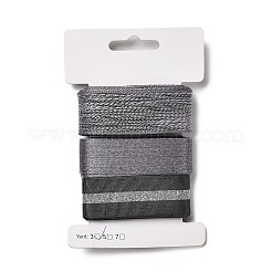 9 Yards 3 Styles Polyester Ribbon&nbsp;SRIB-A014-G11