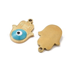 Ion Plating(IP) 316 Stainless Steel Enamel Pendants&nbsp;STAS-U014-72G-02