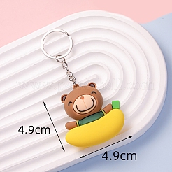 Bear PVC Bag Keychain&nbsp;PW-WGC0224-04