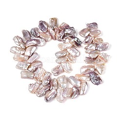 Natural Baroque Keshi Pearl Beads Strands&nbsp;PEAR-S022-04C