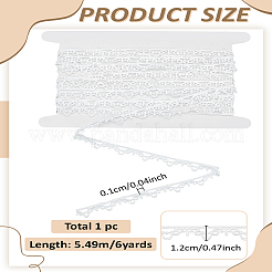 6 Yards Polyester Lace Trims&nbsp;OCOR-LP0003-69A