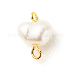 ABS Plastic Imitation Pearl Connector Charms&nbsp;PALLOY-JF01563