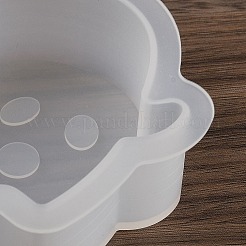 ハロウィーンテーマのDIYシェイプシリコンキャンドルモールド  香りのよいキャンドル作りに  ゴースト  68x74x26mm&nbsp;LS-SIMO-P010-C03