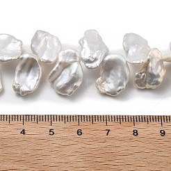 Natural Baroque Keshi Pearl Beads Strands&nbsp;PEAR-P064-02C-01A