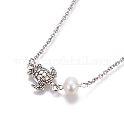 Stainless Steel Pendant Necklaces&nbsp;NJEW-JN02319