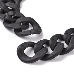 Handmade Acrylic Curb Chain&nbsp;AJEW-JB01036