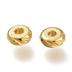Brass Spacer Beads&nbsp;KK-P189-08G