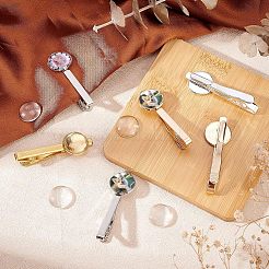 DIY Blank Tie Clip Making Kit&nbsp;DIY-FH0004-72