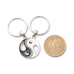 Alloy Enamel Split Pendant Keychains&nbsp;KEYC-JKC00357