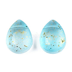 Transparent Spray Painted Glass Beads&nbsp;GLAA-T017-01-A06
