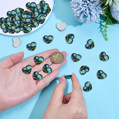 40Pcs Lampwork Cabochons&nbsp;LAMP-PH0001-43A