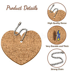 4Pcs Cork Pendant Decoration&nbsp;KEYC-PB0001-02H