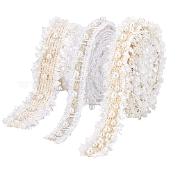 6 Yards 3 Styles Polyseter & Cotton Lace Trim Ribbon&nbsp;OCOR-PH0005-64