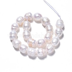 Natural Cultured Freshwater Pearl Beads Strands&nbsp;LS-PEAR-N012-07C