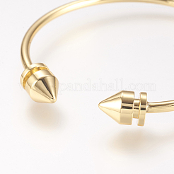 Brass Cuff Bangle&nbsp;X-BJEW-P168-B34
