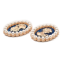 Zinc Alloy Enamel Cabochons&nbsp;ENAM-Q501-01LG-03
