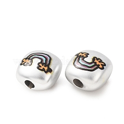 Plating Acrylic European Beads&nbsp;AC-CBA655C-11