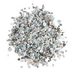天然ラリマービーズ  穴がないビーズ  チップビーズ  3~8x1~4mm&nbsp;G-O103-27