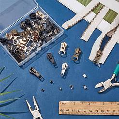 Zinc Alloy Zipper Sliders & Zipper On The Top of The Plug&nbsp;FIND-PH0021-82