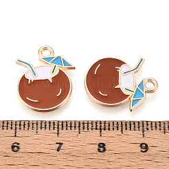 Beach Theme Alloy Enamel Pendants&nbsp;LS-ENAM-T022-33C