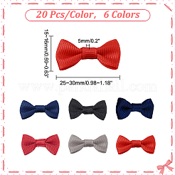 120Pcs 6 Colors Handmade Woven Costume Accessories&nbsp;WOVE-PH0001-18A