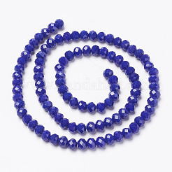 Opaque Solid Color Glass Beads Strands&nbsp;LS-EGLA-A034-P8mm-D07