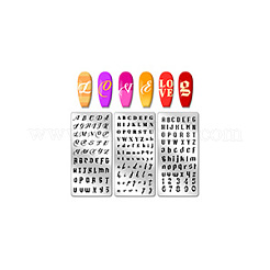 Stainless Steel DIY Nail Art Templates&nbsp;MRMJ-WH0092-026