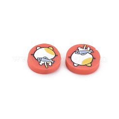 Handmade Polymer Clay Cabochons&nbsp;CLAY-N006-100
