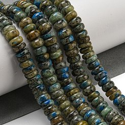 天然k2ストーンビーズ連売り  ロンデル  7~8.5x3~4mm  穴：1mm  約105~108個/連  15.55~15.94''（39.5~40.5センチメートル）&nbsp;G-G136-E03-02