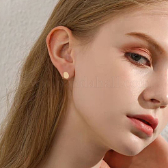 10Pcs 5 Colors 304 Stainless Steel Cuff Earrings&nbsp;EJEW-HS0001-09