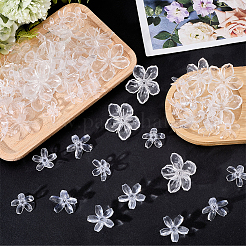 90Pcs 3 Styles PVC Bead Caps&nbsp;KY-SP0001-80